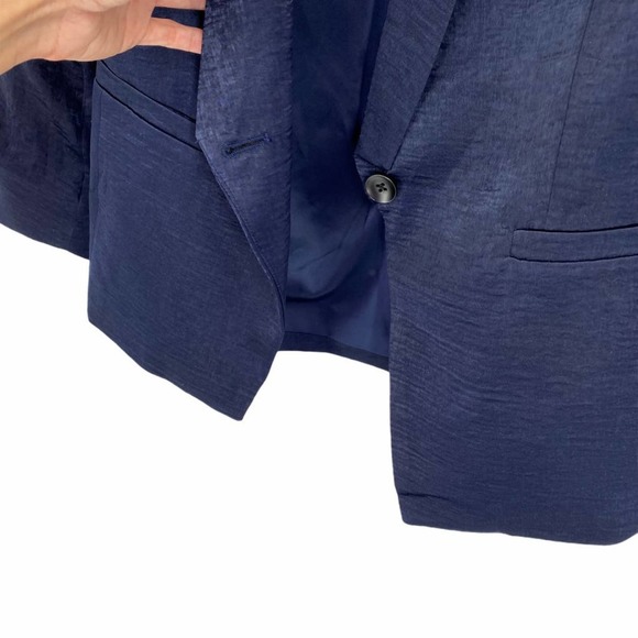 NEW Capulet x Revolve Notch Collar Blue Blazer - Picture 5 of 15